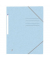 Eckspannmappe TOP FILE+ 400116359, A4 pastellblau Karton 390g, mit 3 Einschlagklappen