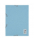Eckspannmappe TOP FILE+ 400116359, A4 pastellblau Karton 390g, mit 3 Einschlagklappen
