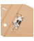 Ordner Touareg 400141471, A4 80mm breit Karton vollfarbig beige