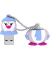USB-Stick Animalitos Marine Lady Pinguin 16 GB