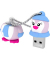 USB-Stick Animalitos Marine Lady Pinguin 16 GB