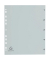 Kunststoffregister 1705E, 1 bis 5, A4, 130µm, graue Taben, 5-teilig