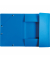 Eckspannmappe Opak 55082E, A4 blau Polypropylen, mit 3 Einschlagklappen
