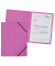 Eckspannmappe 555420E, A4 rosa Karton 355g