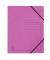 Eckspannmappe 555420E, A4 rosa Karton 355g