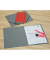 Eckspannmappe 555471E, A4 grau Karton 355g
