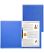 Schnellhefter 39992E, A4, blau, Karton, 355g, Vorderdeckel opak