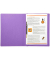 Schnellhefter 39998E, A4, violett, Karton, 355g, Vorderdeckel opak