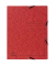 Eckspannmappe 55405E, A4 rot Karton 355g, mit 3 Einschlagklappen