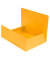 Heftbox 56404E, A4 gelb, Karton 355g