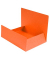 Heftbox 56409E, A4 orange, Karton 355g
