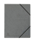 Eckspannmappe 555411E, A4 schwarz Karton 355g