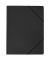 Eckspannmappe 555411E, A4 schwarz Karton 355g