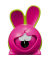 Dosenspitzer CROC CROC Hase pink