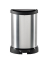 DECOBIN Mülleimer 20,0 l silbermetallic