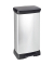 Tretabfalleimer Decobin Slim Bin 50 Liter silbermetallic