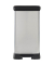 Tretabfalleimer Decobin Slim Bin 50 Liter silbermetallic