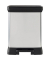 DECOBIN Mülleimer 30,0 l silbermetallic