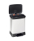DECOBIN DUO Mülleimer 30,0 l silbermetallic