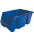 Aufbewahrungsbox, PP, 10 l, 21,5 x 33,5 x 15 cm, blau