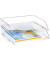 Briefablage 135/2 1135230111, A4/C4 quer, glasklar, Polystyrol stapelbar