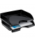 Briefablage 135/2 1135220161, A4/C4 quer, schwarz, Polystyrol stapelbar
