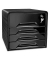 Schubladenbox Smoove Secure schwarz DIN A4 mit 4