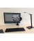 LED-Schreibtischlampe LINKA, schwarz, mit Standfuß, dimmbar