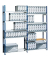 Schwerlastregal RangEco grau/blau