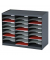 Sortierstation hoch 36 Fächer schwarz 674x791x308