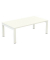 Beistelltisch T114.13.13, 40cm (H), 114x60cm (BxT), rechteckig, weiß / weiß