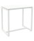 Stehtisch easyDesk TD114.13.13 110cm (H), 114x75cm (BxT), rechteckig, weiß / weiß