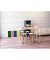 Stehtisch easyDesk TD114.13.23 110cm (H), 114x75cm (BxT), rechteckig, buche / weiß