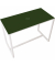 Stehtisch 110cm (H), 114x75cm (BxT), rechteckig, gr&uuml;n / wei&szlig;