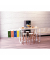 Stehtisch TD114.13.11P 110cm (H), 114x75cm (BxT), rechteckig, anthrazit / weiß