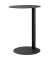 Beistelltisch, 57cm (H), 40x40cm (BxT), rund, anthrazit / anthrazit