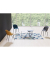 Beistelltisch LAZY, 45cm (H), 60,5x50cm (BxT), Trapezform, schwarz / schwarz