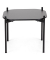 Beistelltisch MEET, 40cm (H), 50x50cm (BxT), quadratisch, schwarz / schwarz