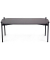 Beistelltisch MEET, 40cm (H), 100x50cm (BxT), rechteckig, schwarz / schwarz