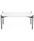 Beistelltisch MEET, 40cm (H), 100x40x50cm (BxT), rechteckig, wei&szlig; / schwarz