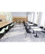 Bistrotisch MEZZO TRMC80X80.01.13, 75cm (H), 80x80cm (BxT), quadratisch, weiß / schwarz