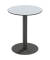 Gartentisch CROSS grau rund