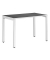 Schreibtisch, 75cm (H), 114x60cm (BxT), rechteckig, anthrazit / weiß