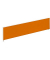Tischtrennwand orange 160,0 x 33,0 cm