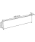 Tischtrennwand grau 120,0 x 33,0 cm