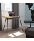 Schreibtisch easyHome LV1, 75cm (H), 100x40cm (BxT), rechteckig, walnuss / schwarz