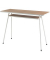 Schreibtisch easyHome LV1, 75cm (H), 100x40cm (BxT), rechteckig, walnuss / weiß