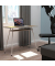 Schreibtisch easyHome LV1, 75cm (H), 100x40cm (BxT), rechteckig, walnuss / weiß