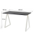 Schreibtisch easyHome LV9, 74cm (H), 110x60cm (BxT), rechteckig, schwarz / weiß