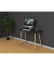 Schreibtisch easyHome HOP, 75cm (H), 100x50cm (BxT), rechteckig, schwarz / buche